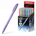 РУЧКА ШАР. ERICHKRAUSE U-109 PASTEL STICK&GRIP 1.0, ULTRA GLIDE TECHNOLOGY, СИНИЙ /50/200/2400/