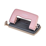 ДЫРОКОЛ ДО 12 Л. ХАТБЕР РЕКОРД, МЕТАЛЛ. С  ЛИНЕЙКОЙ, АССОРТИ /12/