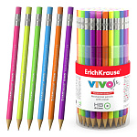 КАРАНДАШ АВТ. 0.5 ММ. ERICHKRAUSE VIVO®, HB, АССОРТИ /60/360/2160/