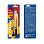 НОЖ КАНЦЕЛЯРСКИЙ 18.0 ММ. ERICHKRAUSE UNIVERSAL, ЖЕЛТЫЙ, БЛИСТЕР /12/144/