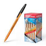 РУЧКА ШАР. ERICHKRAUSE R-301 ORANGE 0,7 STICK, ЧЕРНЫЙ /50/400/3200/