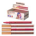 МАРКЕР ТЕКСТ. ERICHKRAUSE VISIOLINE V-19 FLEX IDOL, ГИБКИЙ НАКОНЕЧНИК, АССОРТИ, ДИСПЛЕЙ /24/1152/