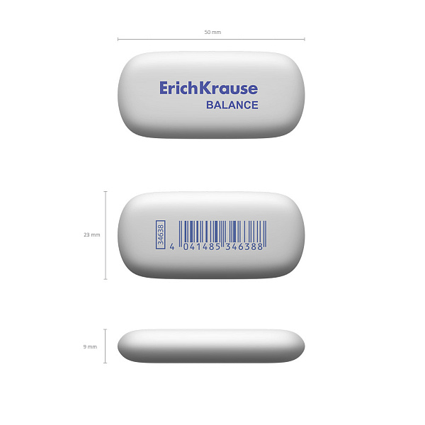 ЛАСТИК ERICHKRAUSE БАЛАНС МИНИ, БЕЛЫЙ /24/1200/