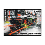 АЛЬБОМ Д/РИС. 40 Л. A4, ERICHKRAUSE ADRENALINE SPEED, НА СКОБЕ, MIX-PACK /5/30/