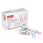 СКРЕПКИ 28 ММ/100 ШТ. ХАТБЕР. ЗЕБРА, ЦВЕТНЫЕ, К/К /10/