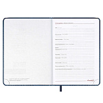 ЕЖЕДНЕВНИК 2026 ГОД, А5, 176 Л, ESCALADA. САРИФ СИНИЙ, К/З, ТВ. ПЕРЕП. ПОРОЛОН /15/30/