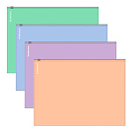 КОНВЕРТ ПЛАСТ. НА МОЛНИИ, A4, ERICHKRAUSE MATT PASTEL BLOOM ZIP, 0,18 ММ, НЕПРОЗР. АССОРТИ /12/180/ 