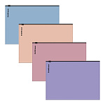 КОНВЕРТ ПЛАСТ. НА МОЛНИИ, ERICHKRAUSE MATT-TOUCH MAN ZIP, A5+, 0,18 ММ, НЕПРОЗР. /12/180/