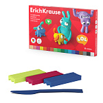ПЛАСТИЛИН 18 ЦВ, 324 ГР. ERICHKRAUSE JOLLY FRIENDS, СО СТЕКОМ, К/К /4/16/