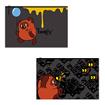 КОНВЕРТ ПЛАСТ. НА МОЛНИИ, B5, ERICHKRAUSE ВИННИ-ПУХ ZIP, АССОРТИ /12/144/