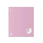 ТЕТРАДЬ 48 Л, А5+, КЛ. ERICHKRAUSE COVERPROBOOK ХРАБРЫЕ КОТЫ ФИОЛЕТОВЫЙ, ПЛАСТ. ОБЛ. НА СКОБЕ /5/100
