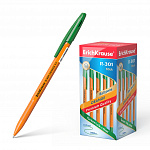 РУЧКА ШАР. ERICH KRAUSE® R-301 ORANGE 0,7 STICK, ЗЕЛЕНЫЙ /50/400/3200/