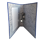 РЕГИСТРАТОР 5 СМ. PP, РАЗБОРНЫЙ, МЕТАЛЛ. УГОЛ, СИНИЙ /50/РФ