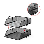ЛОТОК ГОРИЗ. ERICHKRAUSE, СЕТЧАТЫЙ-МЕТАЛЛ, ЧЕРНЫЙ /4/24/