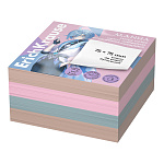 БЛОК Д/ЗАПИСИ 75*75 ММ, 400Л. ERICHKRAUSE MANGA, БУМАГА, АССОРТИ 4 ЦВ. /6/96/