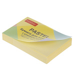 БЛОК Д/ЗАПИСИ 76*51 ММ, 100Л, ХАТБЕР PASTEL, ЖЕЛТЫЙ /12/