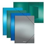 ПАПКА НА РЕЗИНКАХ ПЛАСТ, ERICHKRAUSE ТЕКСТУРА ПЕСОК ЛЕДЯНОЙ МЕТАЛЛ, 0,6 ММ, АССОРТИ /4/96/ РФ