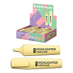 Текстмаркер ErichKrause Visioline V-12 Pastel, цвет чернил желтый (в коробке-дисплее по 10 шт.)