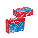 СКРЕПКИ 28 ММ/100 ШТ. ERICHKRAUSE, МЕТАЛЛИЧЕСКИЕ /10/300/