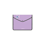 КОНВЕРТ ПЛАСТ. НА КНОПКЕ, А5+, ЕRICHКRAUSE MATT PASTEL BLOOM, 0.6 ММ, ОБШИТ. НЕПРОЗР. АССОРТИ /4/48/