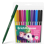 ФЛОМАСТЕРЫ НАБ. 12 ЦВ. ERICHKRAUSE PANDA HUGS, ФУТЛЯР, Е/П /12/192/