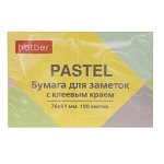 БЛОК Д/ЗАПИСИ 76*51 ММ, 100Л, ХАТБЕР PASTEL, ЖЕЛТЫЙ /12/