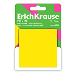 БЛОК Д/ЗАПИСИ 75*75 ММ, 50Л. ERICHKRAUSE NEON, СТАТИЧЕСКИЙ /МАГНИТНЫЙ/, ЖЕЛТЫЙ /24/432/