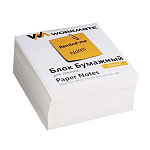 БЛОК Д/ЗАПИСИ КУБ 90*90*50 ММ, WORKMATE, БЕЛЫЙ /24/