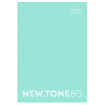 ТЕТРАДЬ 80 Л, А4, КЛ, ХАТБЕР PREMIUM. NEWTONE PASTEL МЯТА, ГЛЯНЦ. ЛАМ. НА СКОБЕ /5/25/