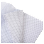 ТЕТРАДЬ 96 Л, А4, КЛ, ХАТБЕР. ОДНОТОННЫЙ. НЕБЕСНАЯ ЛАЗУРЬ, ЛАМ. МЯГКОЕ КАСАНИЕ, НА СКОБЕ /3/15/