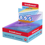 ТРЕУГОЛЬНИК 45 ГРАД. 09 СМ, ПЛАСТ. ERICHKRAUSE STANDARD, АССОРТИ /42/504/ РФ