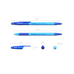 РУЧКА ШАР. ERICHKRAUSE R-301 NEON STICK&GRIP, 0,7 ММ, СИНИЙ /50/400/3200/