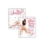 ОБЛОЖКА Д/ТЕТРАДЕЙ И ДНЕВНИКОВ ERICHKRAUSE POINTES, 212*347ММ, 80МКМ, АССОРТИ, 12ШТ /72/ РФ