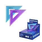 ТРЕУГОЛЬНИК 45 ГРАД. 09 СМ, ПЛАСТ. ERICHKRAUSE STANDARD, АССОРТИ /42/504/ РФ