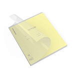 ТЕТРАДЬ 18 Л, ЛИН. ERICHKRAUSE КЛАССИКА COVERPRO АПЕЛЬСИН ЖЕЛТАЯ, ПЛАСТ. ОБЛ. НА СКОБЕ /10/200/