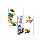 ОБЛОЖКА Д/ТЕТРАДЕЙ И ДНЕВНИКОВ ERICHKRAUSE ПРОСТОКВАШИНО, 212*347ММ, 80МКМ, АССОРТИ, 12ШТ /72/ РФ