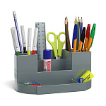 Набор школьный пластиковый ErichKrause® Victoria, Ice Metallic, серебряный