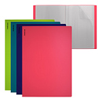 ПАПКА С ФАЙЛАМИ НА 40 КАРМАНОВ. ERICHKRAUSE SOFT REEF, 0,6 ММ, АССОРТИ /4/64/ РФ