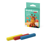 Пластилин мягкий ErichKrause Baby на растительной основе с Алоэ Вера 6 цветов, 90 г (в коробке с европодвесом 6 шт)