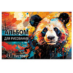 АЛЬБОМ Д/РИС. 48 Л. А4, ХАТБЕР. МИР УВЛЕЧЕНИЙ, НА СКОБЕ /5/30/