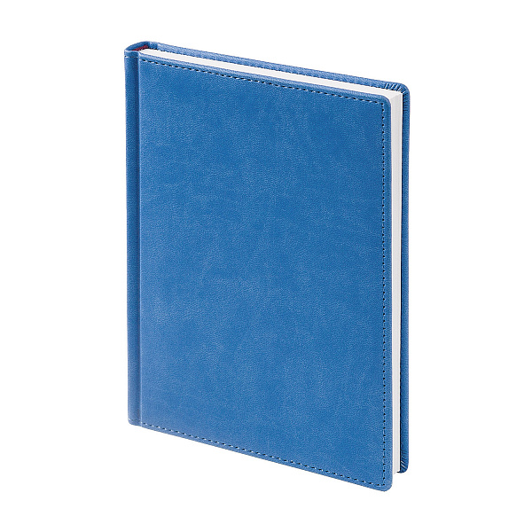 ЕЖЕДНЕВНИК НЕДАТИР, A5+, БАРХАТ, ЯРКО-СИНИЙ /12/ РФ