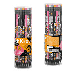 КАРАНДАШ Ч/Г ERICHKRAUSE POSITIVE VIBE, HB, ПЛАСТ, С ЛАСТИКОМ, АССОРТИ, ТУБУС /42/336/2688/
