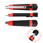 НОЖ КАНЦЕЛЯРСКИЙ 18.0 ММ. ERICHKRAUSE ARROW, КРАСНЫЙ, БЛИСТЕР /12/96/