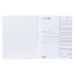 ТЕТРАДЬ 48 Л, А5, КЛ, ХАТБЕР. ОДНОТОННЫЙ. ЧЕРНЫЙ БАРХАТ, ЛАМ. МЯГКОЕ КАСАНИЕ, НА СКОБЕ /5/60/