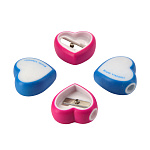 ТОЧИЛКА-ЛАСТИК BV. ЛЁГКАЯ ТОЧИЛКА. МЭЙНКУН В ОЧКАХ, 1 ОТВЕРСТИЕ, 2 ЦВЕТА, В ПЕНАЛЕ /