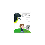 Набор пластиковых обложек ErichKrause Приключения Пети и Волка, для тетрадей и дневников, 212х347мм, 80 мкм, ассорти (пакет 12 шт.)