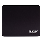 КОВРИК ДЛЯ МЫШИ SONNEN BLACK, РЕЗИНА/ТКАНЬ /5/