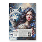 СКЕТЧБУК /АРТБУК/ 104 Л, А5, СВЕТОЧ. БУДЬ МОЕЙ МУЗОЙ, 7БЦ, БУМ. БЕЛ. ГЛЯНЦ. ЛАМ. СШИВКА /4/16/