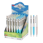 РУЧКА ШАР. ХАТБЕР RELAX, 0,7 ММ, СИНИЙ, КАРТ. МИНИ-ДИСПЛЕЙ /36/