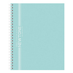 ТЕТРАДЬ 96 Л, А5, КЛ, ХАТБЕР. ПАСТЕЛЬ ЗЕЛЕНЫЙ НЕФРИТ, МЕЛ. ОБЛ. ЛАМ. НА ГРЕБНЕ /2/40/